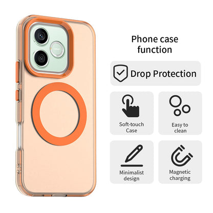Funda MagSafe para Honor 600 Pro / 600, Techsuit, CandyCase, Naranja