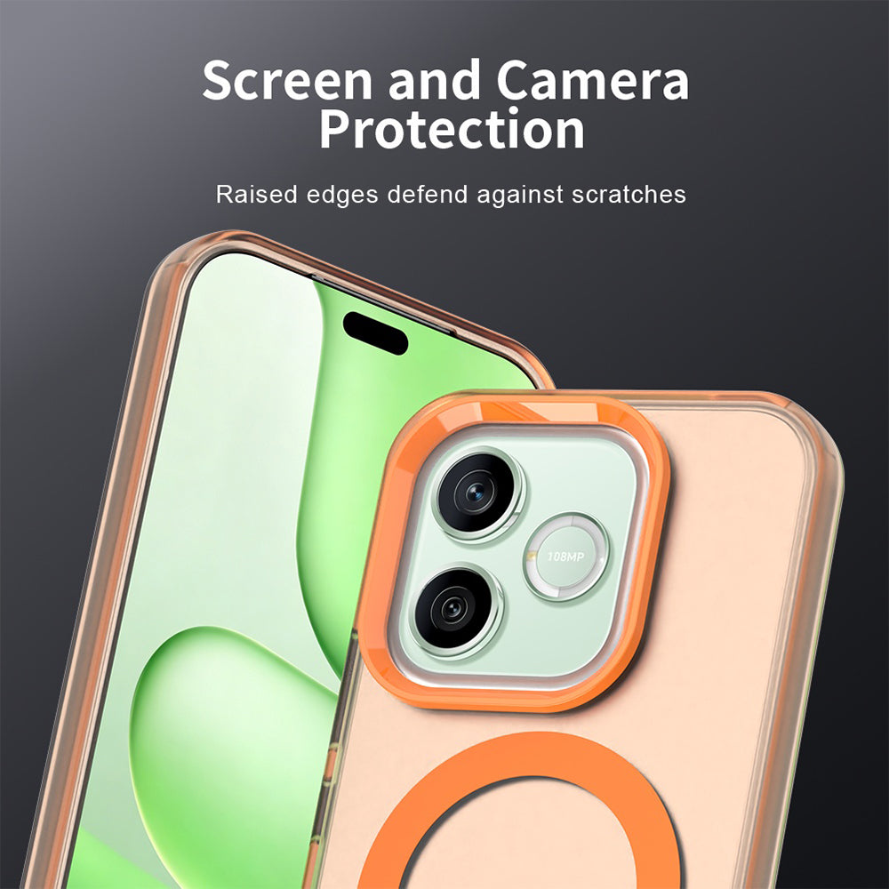 Funda MagSafe para Honor 600 Pro / 600, Techsuit, CandyCase, Naranja