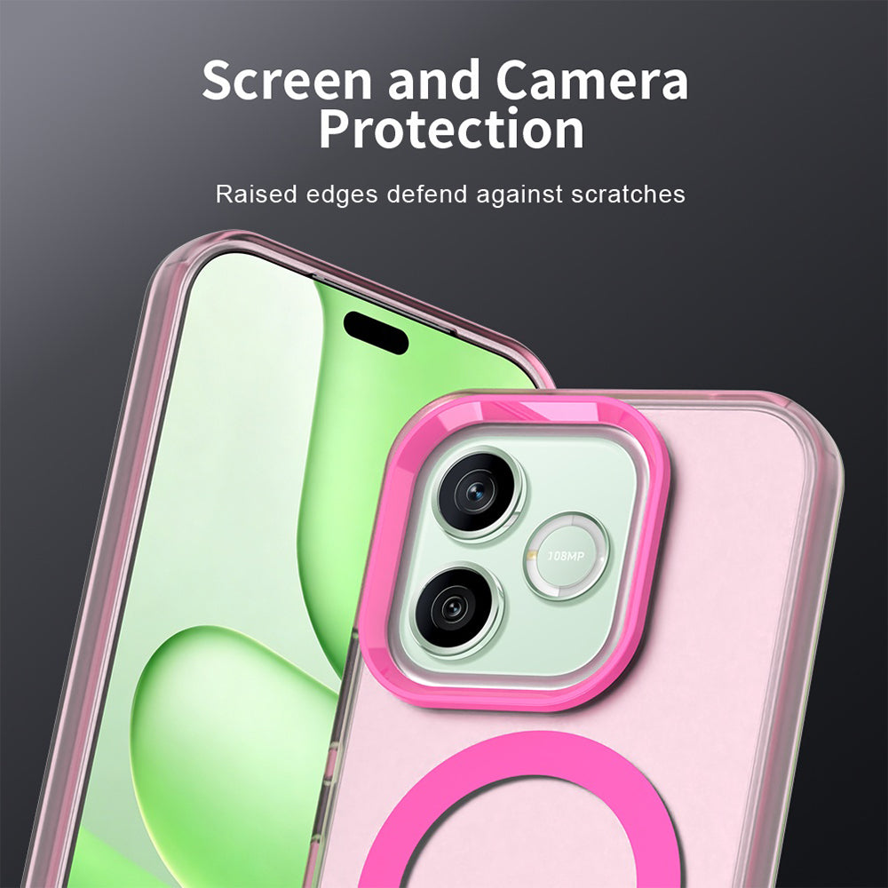 Funda MagSafe para Honor 600 Pro / 600, Techsuit, CandyCase, Rosa
