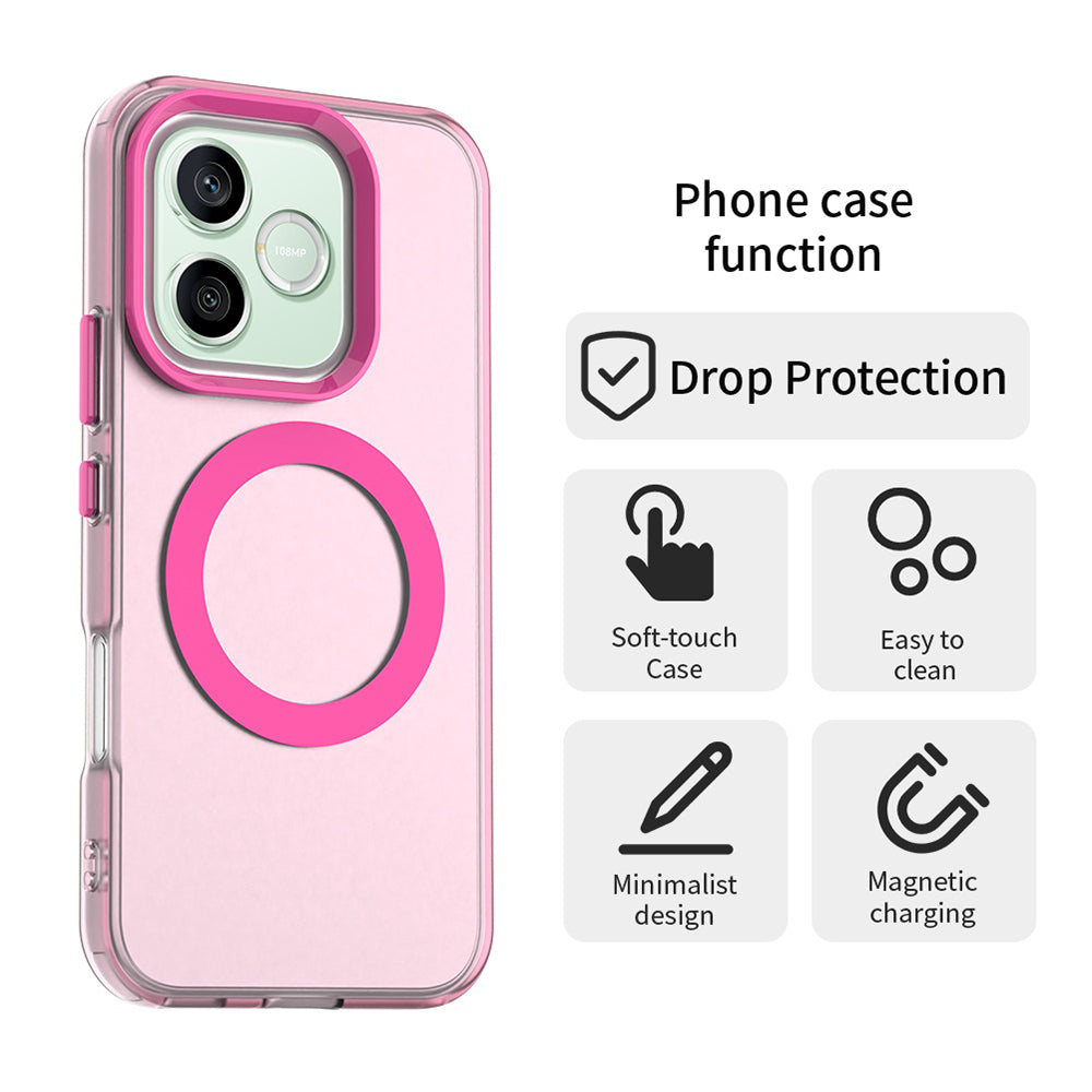 Funda MagSafe para Honor 600 Pro / 600, Techsuit, CandyCase, Rosa