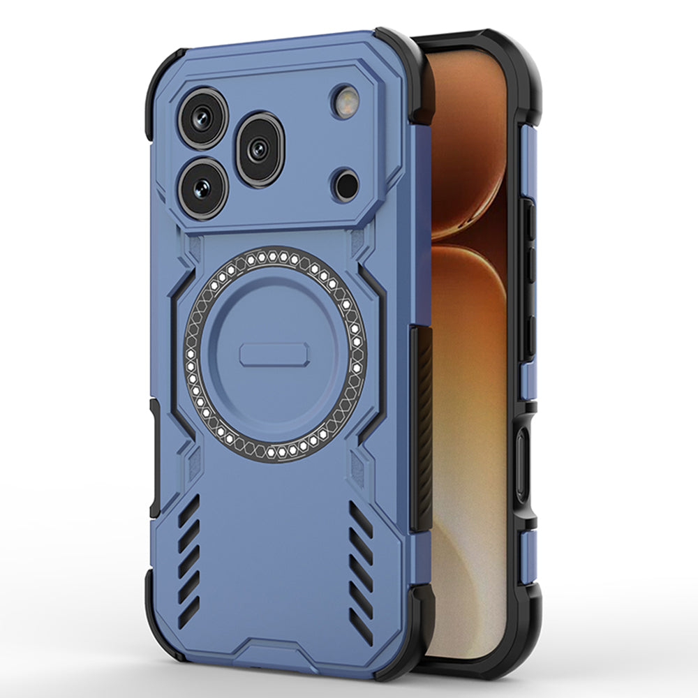 Funda MagSafe para Honor 600 Pro, Techsuit, ArmorMag, Azul