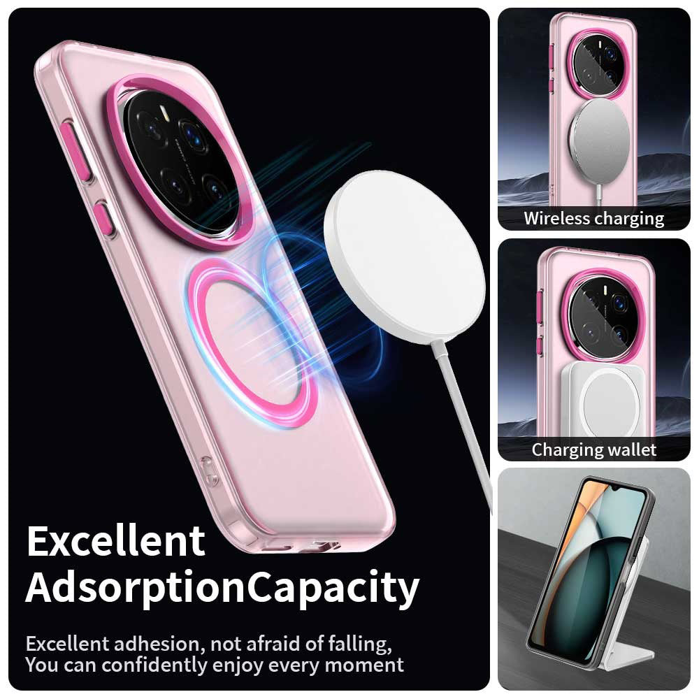 Funda MagSafe para Honor Magic7 Pro, Techsuit, CandyCase, Rosa