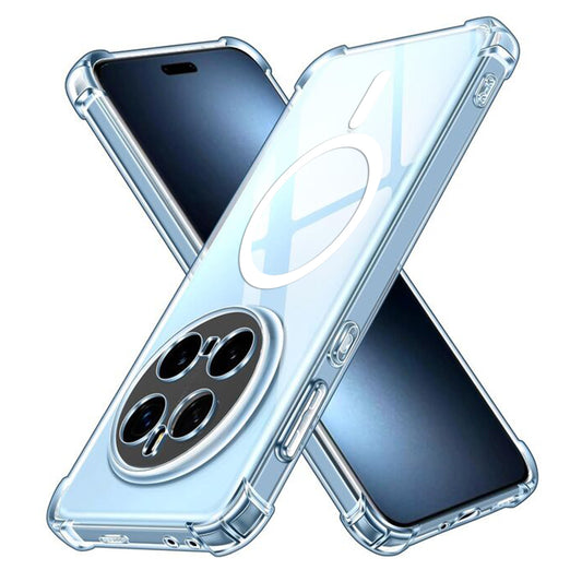 Funda MagSafe para Honor Magic7 Pro, Techsuit, a prueba de golpes, Transparente