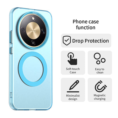 Funda MagSafe para Honor Magic8 Lite, Techsuit, CandyCase, Azul