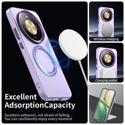 Funda MagSafe para Honor Magic8 Lite, Techsuit, CandyCase, Morado