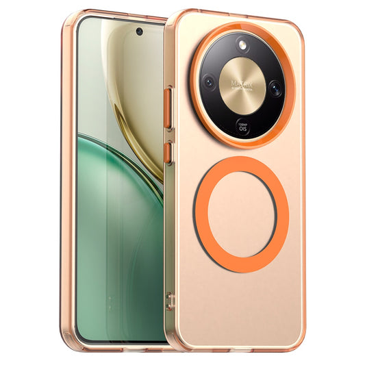 Funda MagSafe para Honor Magic8 Lite, Techsuit, CandyCase, Naranja