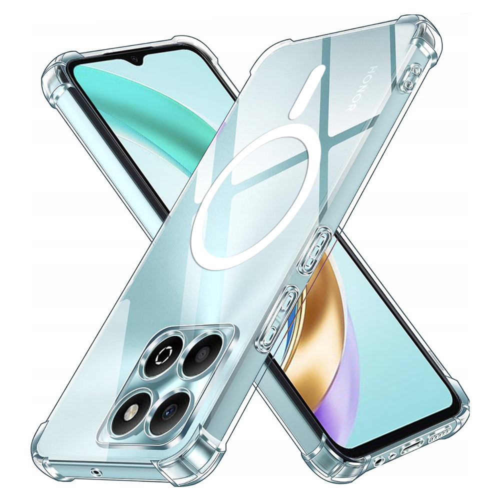 Funda MagSafe para Honor X6b, Techsuit, a prueba de golpes, Transparente