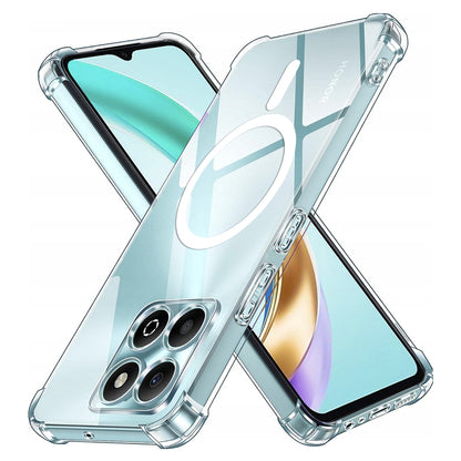 Funda MagSafe para Honor X6b, Techsuit, a prueba de golpes, Transparente