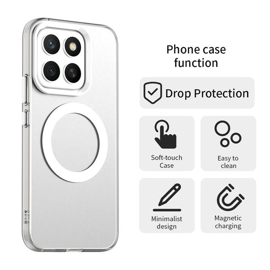 Funda MagSafe para Honor X8c, Techsuit, CandyCase, Blanca