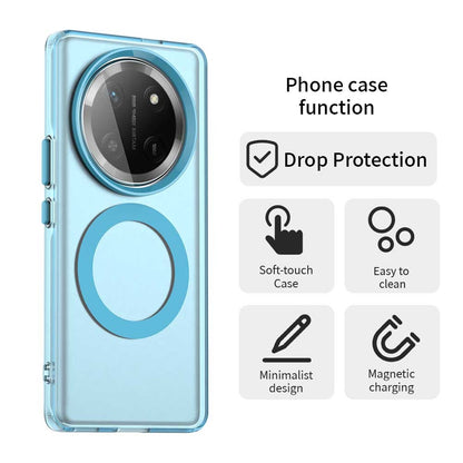 Funda MagSafe para Honor X9c / Magic7 Lite, Techsuit, CandyCase, Azul