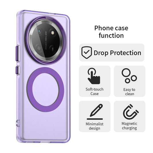 Funda MagSafe para Honor X9c / Magic7 Lite, Techsuit, CandyCase, Morado