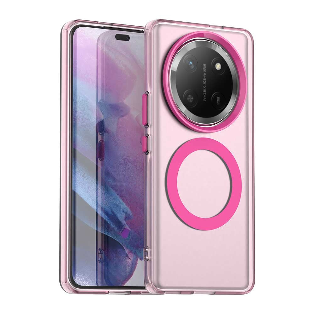 Funda MagSafe para Honor X9c / Magic7 Lite, Techsuit, CandyCase, Rosa
