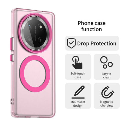 Funda MagSafe para Honor X9c / Magic7 Lite, Techsuit, CandyCase, Rosa