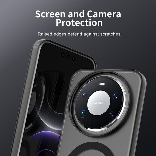 Funda MagSafe para Huawei Mate 80 Pro, Techsuit, CandyCase, Negra.