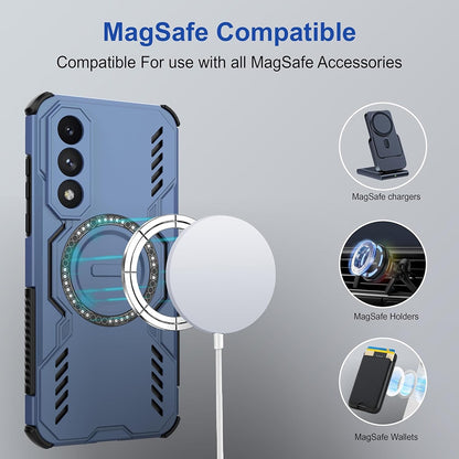 Funda MagSafe para Huawei nova 14 Pro, Techsuit, ArmorMag, Azul