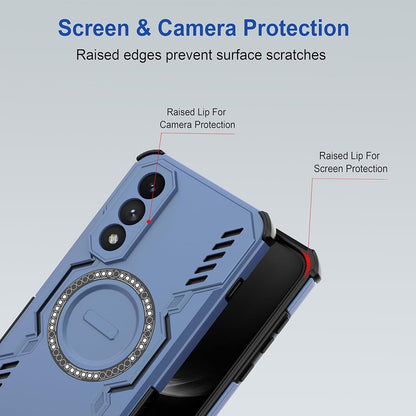 Funda MagSafe para Huawei nova 14 Pro, Techsuit, ArmorMag, Azul