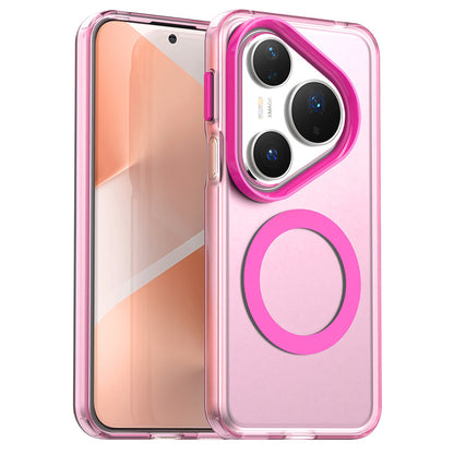 Funda MagSafe para Huawei Pura 80 Pro, Techsuit, CandyCase, Rosa