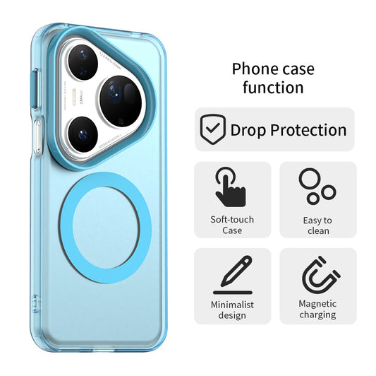 Funda MagSafe para Huawei Pura 80 Ultra, Techsuit, CandyCase, Azul