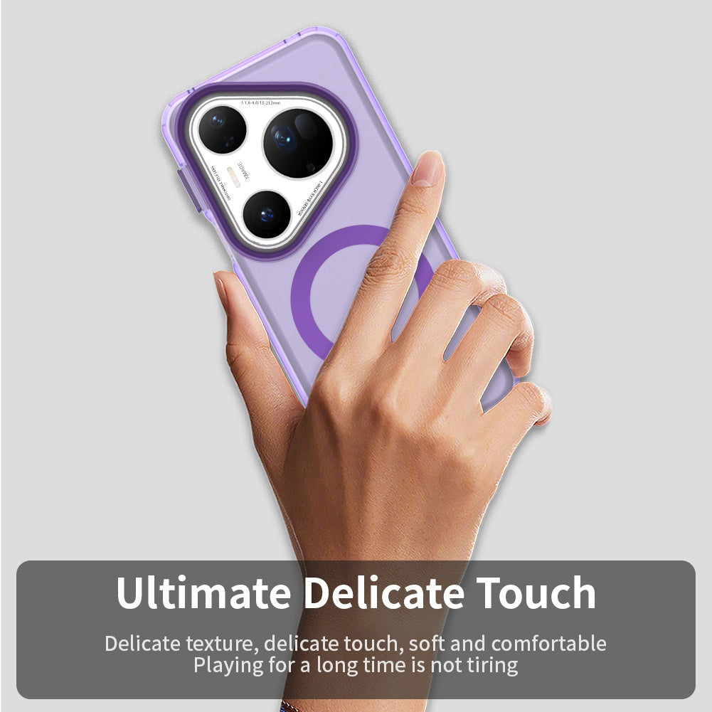 Funda MagSafe para Huawei Pura 80 Ultra, Techsuit, CandyCase, Morado