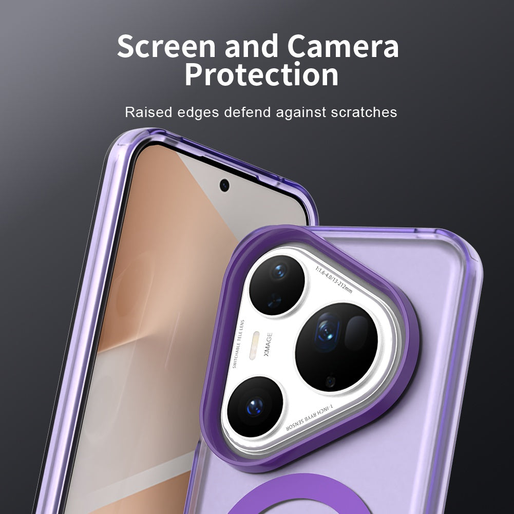Funda MagSafe para Huawei Pura 80 Ultra, Techsuit, CandyCase, Morado