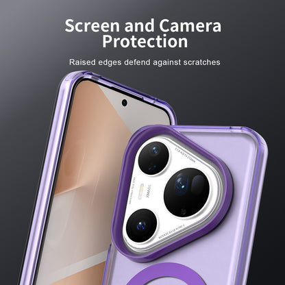 Funda MagSafe para Huawei Pura 80 Ultra, Techsuit, CandyCase, Morado