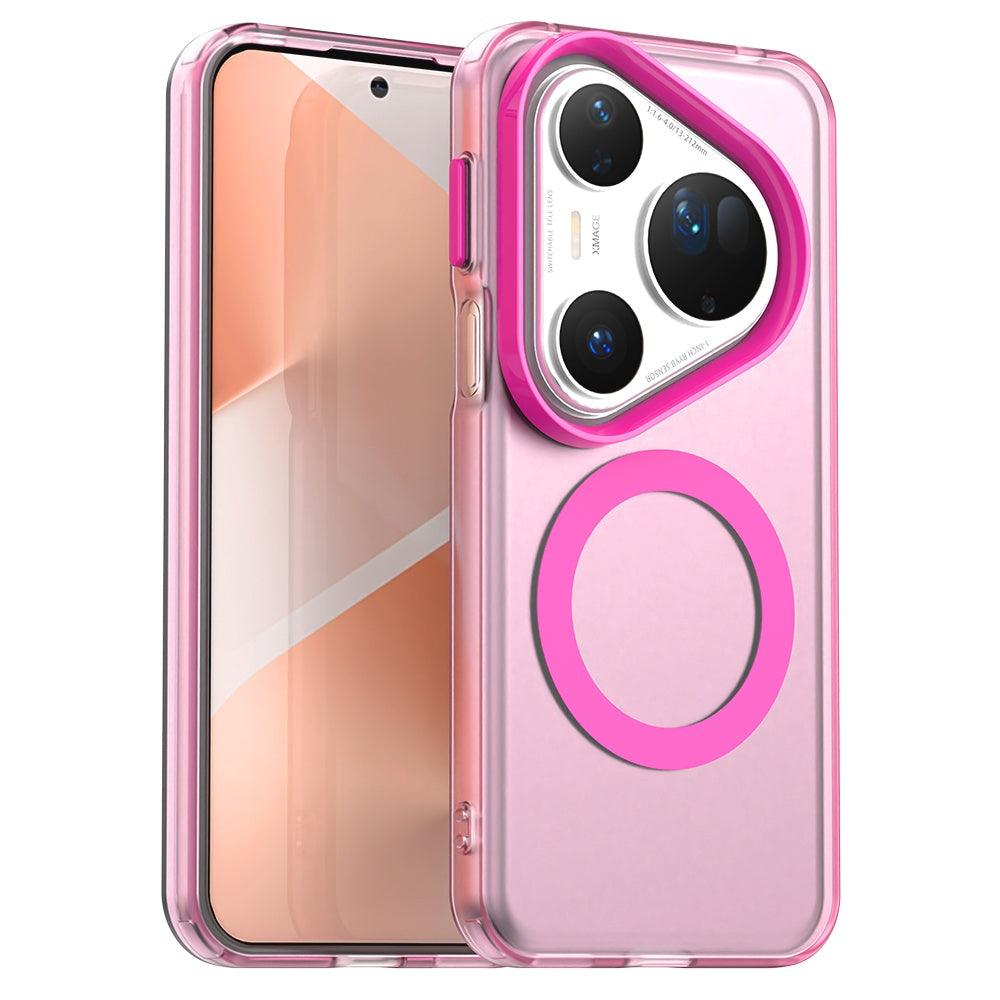 Funda MagSafe para Huawei Pura 80 Ultra, Techsuit, CandyCase, Rosa