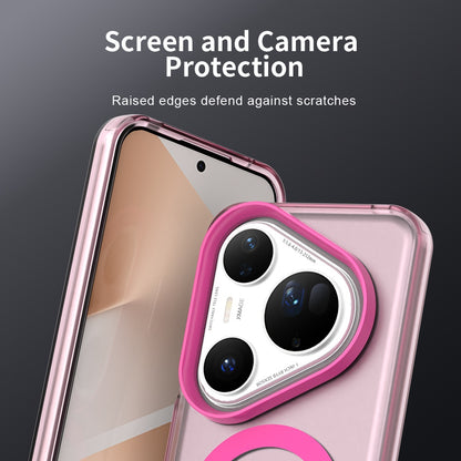 Funda MagSafe para Huawei Pura 80 Ultra, Techsuit, CandyCase, Rosa