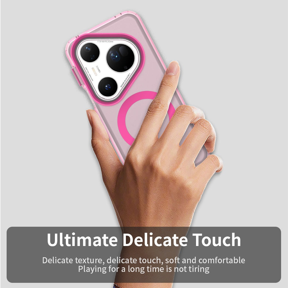 Funda MagSafe para Huawei Pura 80 Ultra, Techsuit, CandyCase, Rosa