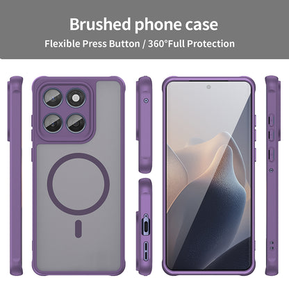Funda MagSafe para Motorola Edge 60 Fusion / Edge 60, Techsuit, HaloFrost II, Morado