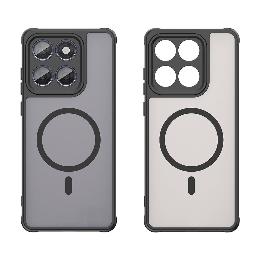 Funda MagSafe para Motorola Edge 60 Fusion / Edge 60, Techsuit, HaloFrost II, Negra