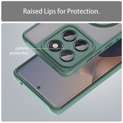 Funda MagSafe para Motorola Edge 60 Fusion / Edge 60, Techsuit, HaloFrost II, Verde