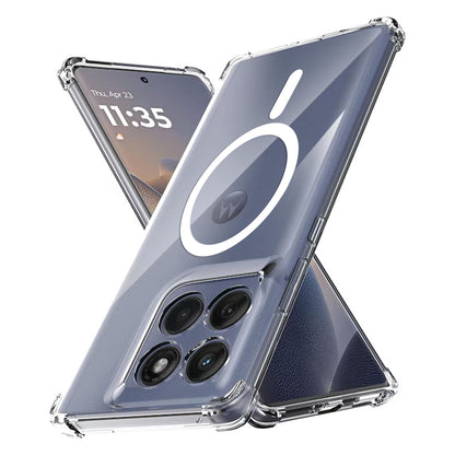 Funda MagSafe para Motorola Edge 60 Fusion / Edge 60, Techsuit, Antichoque, Transparente