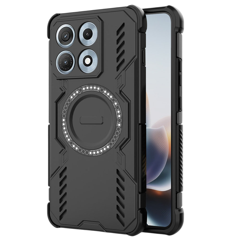 Funda MagSafe para Motorola Edge 70 Max, Techsuit, ArmorMag, Negra