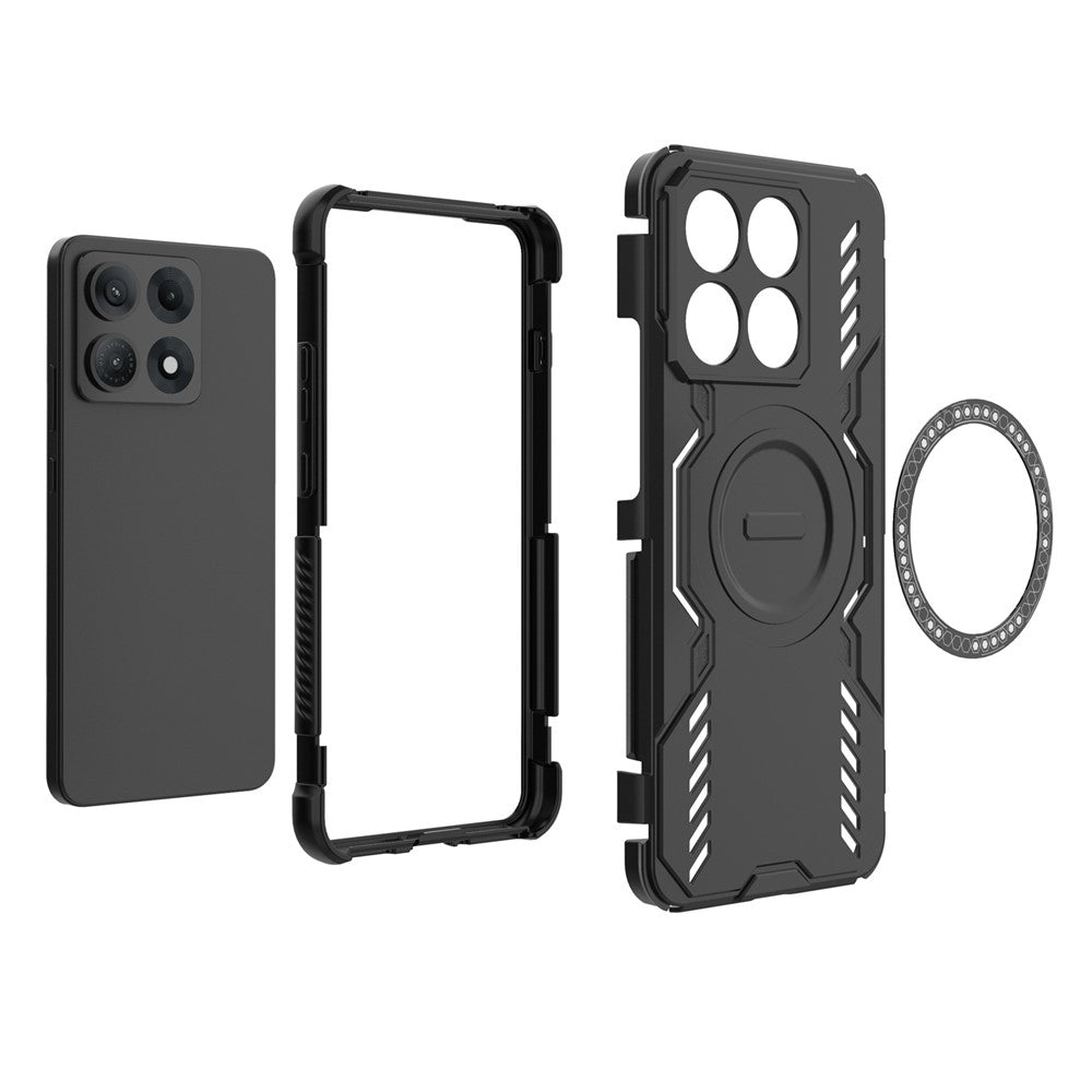Funda MagSafe para Motorola Edge 70 Max, Techsuit, ArmorMag, Negra