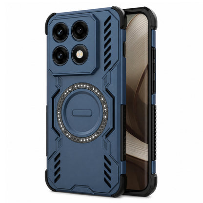 Funda MagSafe para Motorola Edge 70 Pro, Techsuit, ArmorMag, Azul