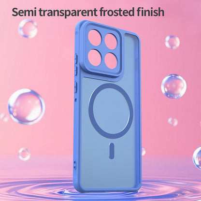 Funda MagSafe para Motorola Edge 70, Techsuit, HaloFrost II, Azul