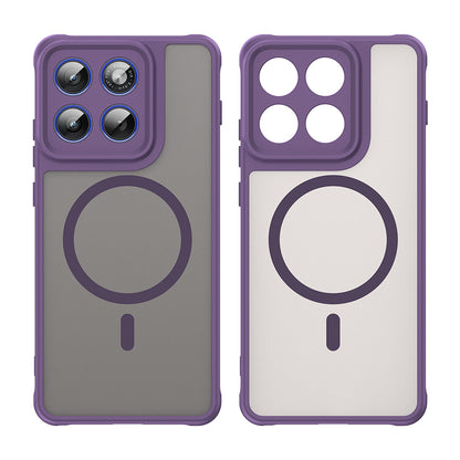 Funda MagSafe para Motorola Edge 70, Techsuit, HaloFrost II, Morado