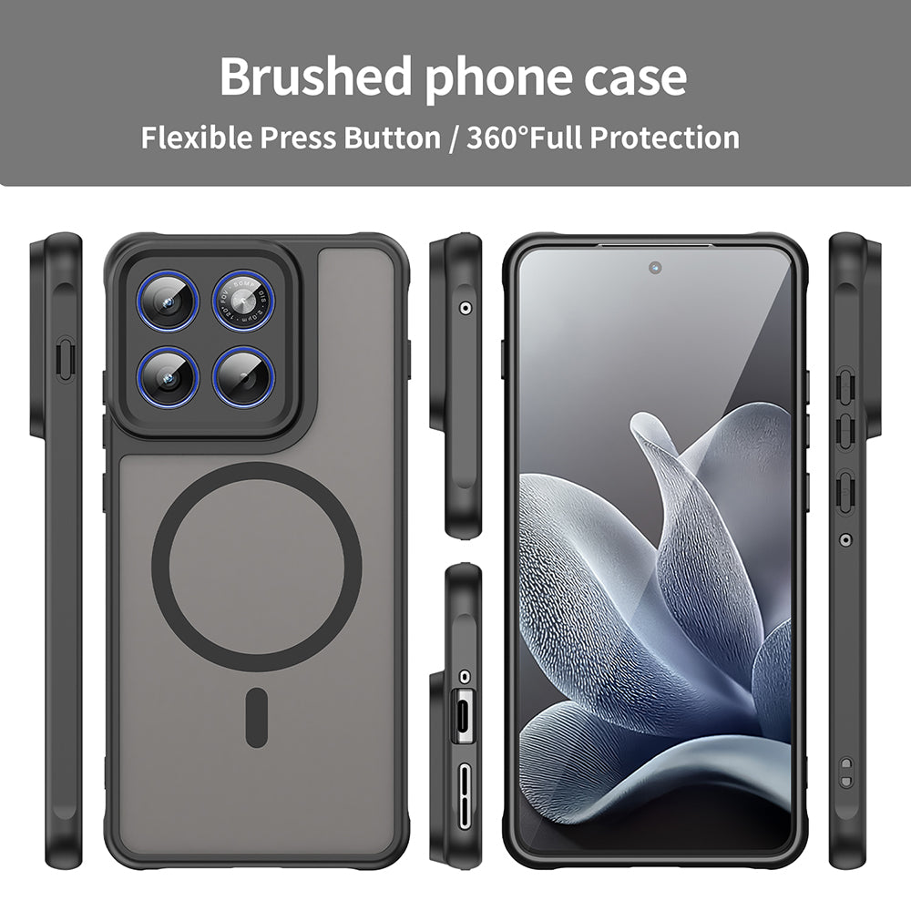 Funda MagSafe para Motorola Edge 70, Techsuit, HaloFrost II, Negra