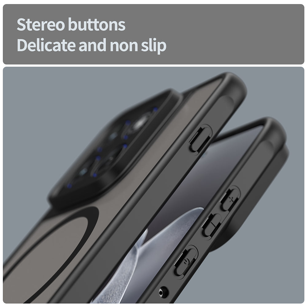 Funda MagSafe para Motorola Edge 70, Techsuit, HaloFrost II, Negra