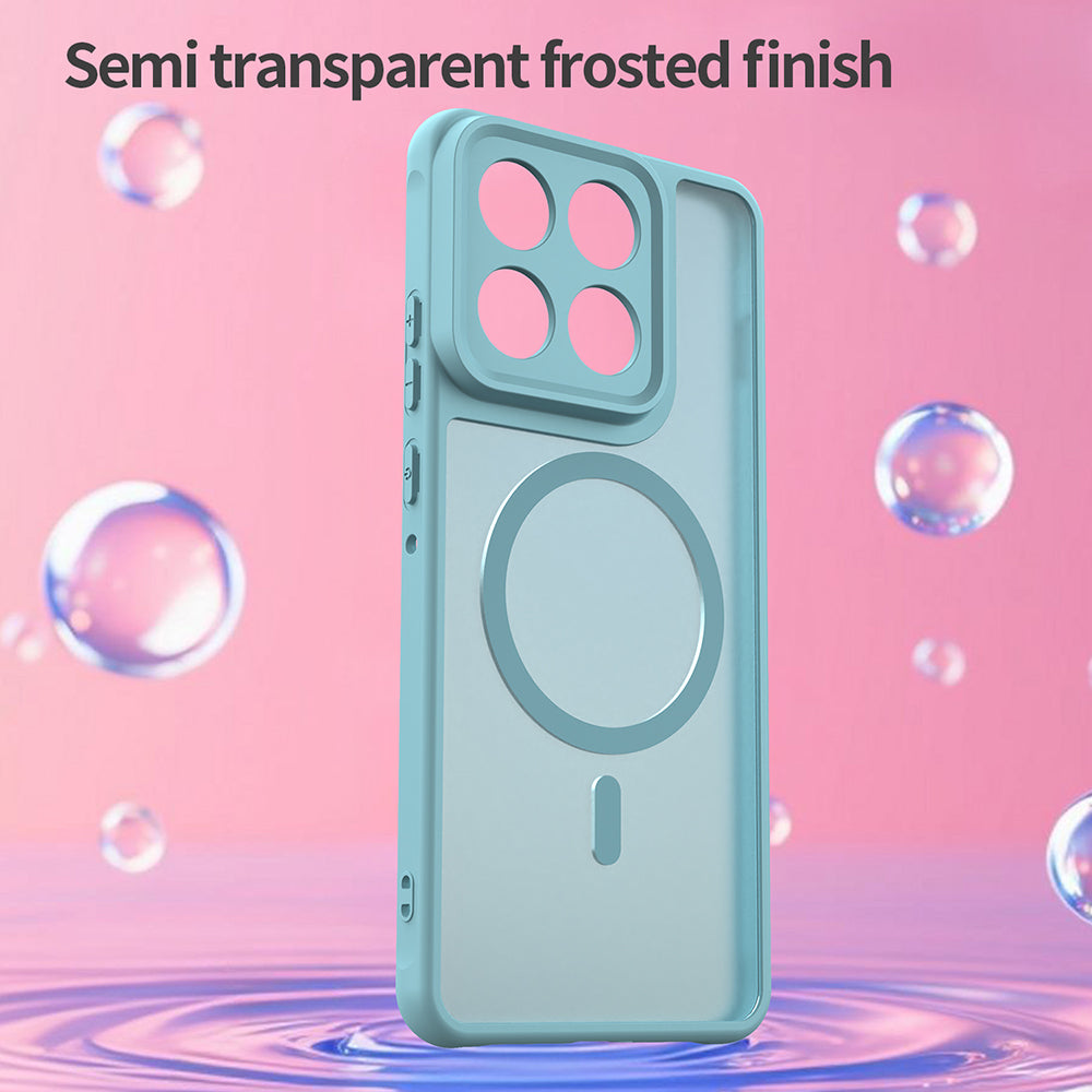 Funda MagSafe para Motorola Edge 70, Techsuit, HaloFrost II, Verde Claro