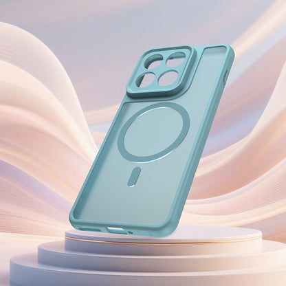 Funda MagSafe para Motorola Edge 70, Techsuit, HaloFrost II, Verde Claro