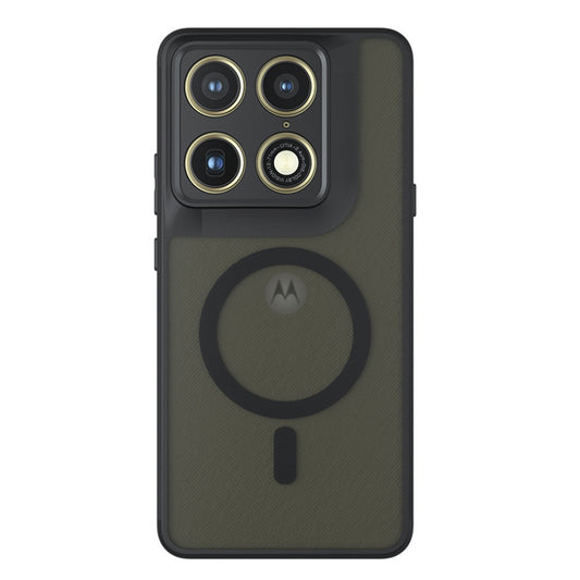 Funda MagSafe para Motorola Edge 70 Ultra / Signature, Techsuit, PureFrost, Negra Satinada
