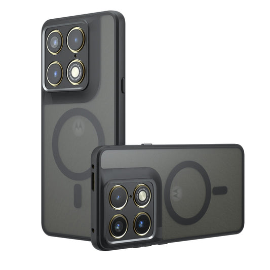Funda MagSafe para Motorola Edge 70 Ultra / Signature, Techsuit, PureFrost, Negra Satinada