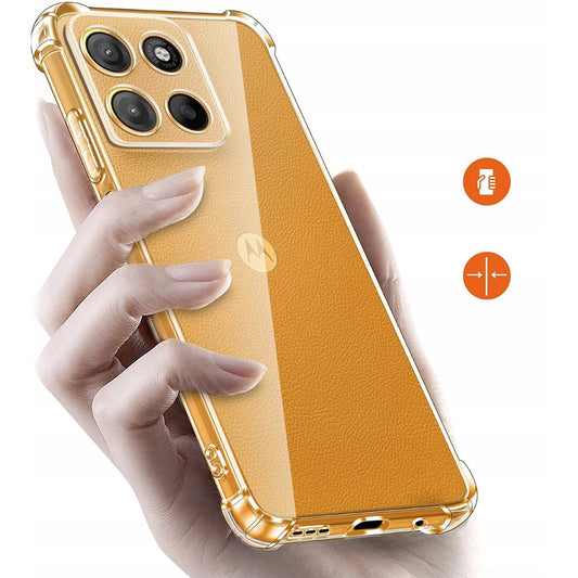 Funda MagSafe para Motorola Moto G15 / G15 Power, Techsuit, a prueba de golpes, Transparente