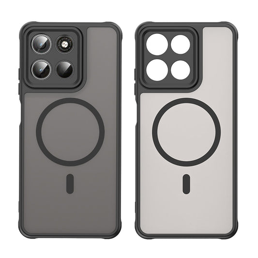 Funda MagSafe para Motorola Moto G47 / G37 Power / G37, Techsuit, HaloFrost II, Negra