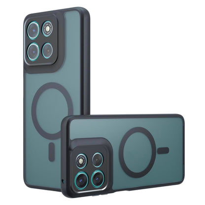 Funda MagSafe para Motorola Moto G67 Power / G57 Power, Techsuit, PureFrost, Negra Satinada