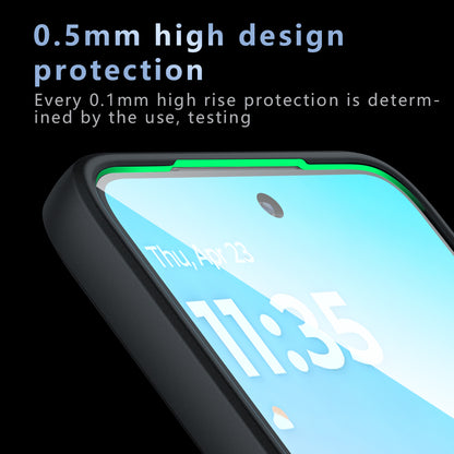 Funda MagSafe para Motorola Moto G77 / G67, Techsuit, PureFrost, Negra Satinada