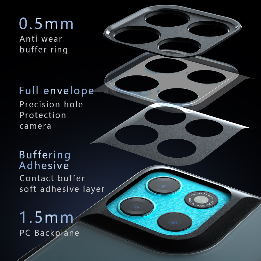 Funda MagSafe para Motorola Moto G77 / G67, Techsuit, PureFrost, Negra Satinada