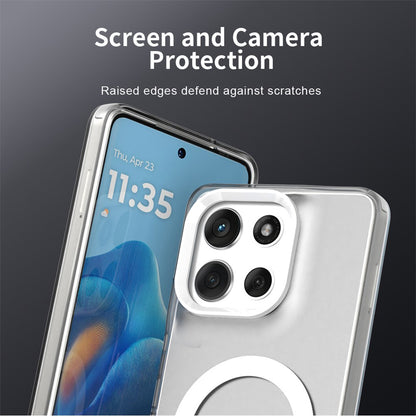Funda MagSafe para Motorola Moto G86, Techsuit, CandyCase, Blanca