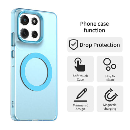 Funda MagSafe para Motorola Moto G86, Techsuit, CandyCase, Azul